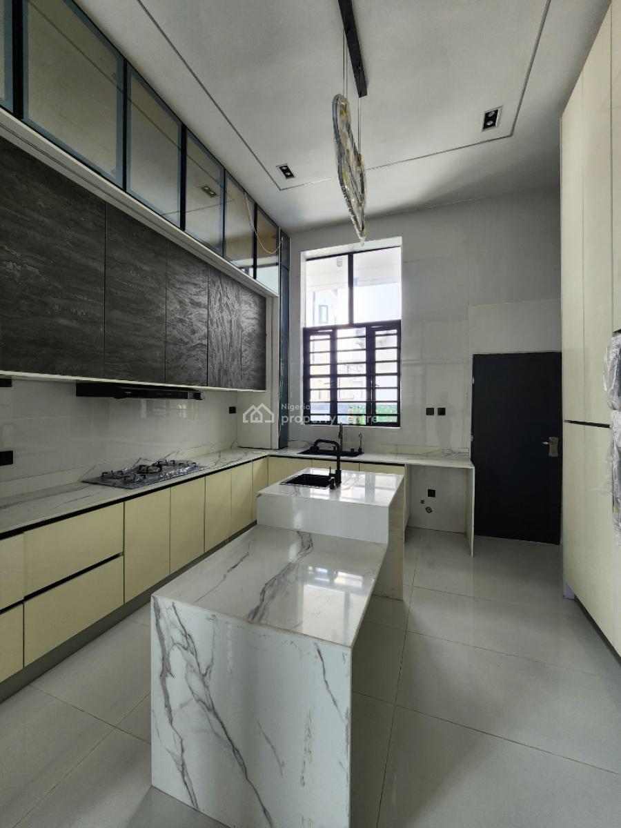 Luxury 5 Bedroom Detached Duplex with Bq, Pool in a Secured Estate, Chevron, Lekki, Lagos, Detached Duplex for Sale