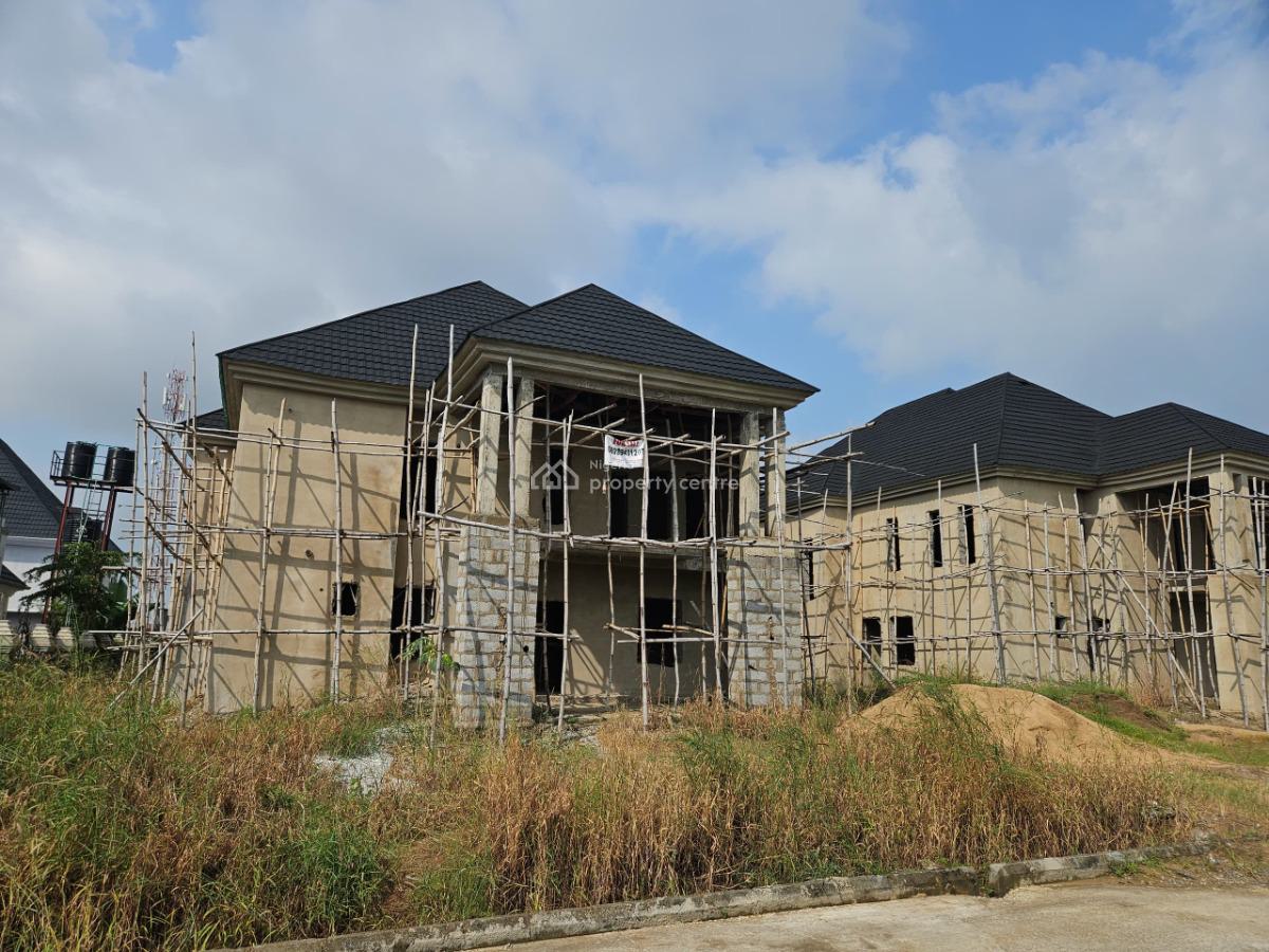Shell 5 Bedroom Duplex with Space for B/q & Swimming Pool, Riverpark Estate, Lugbe District, Abuja, Detached Duplex for Sale