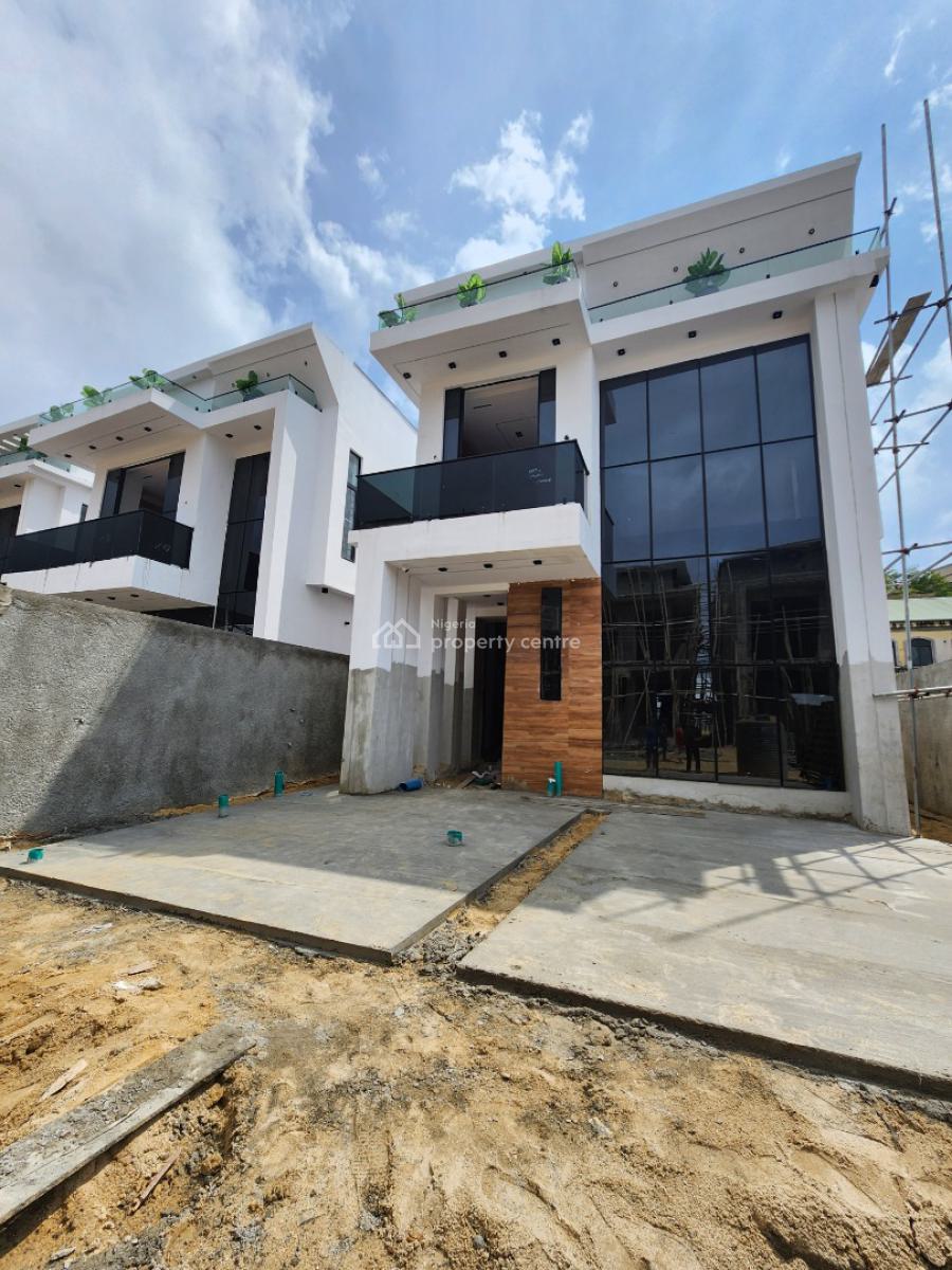 Luxury 5 Bedroom Detached Duplex with Bq & Pool in a Secured Estate, Chevron, Lekki, Lagos, Detached Duplex for Sale
