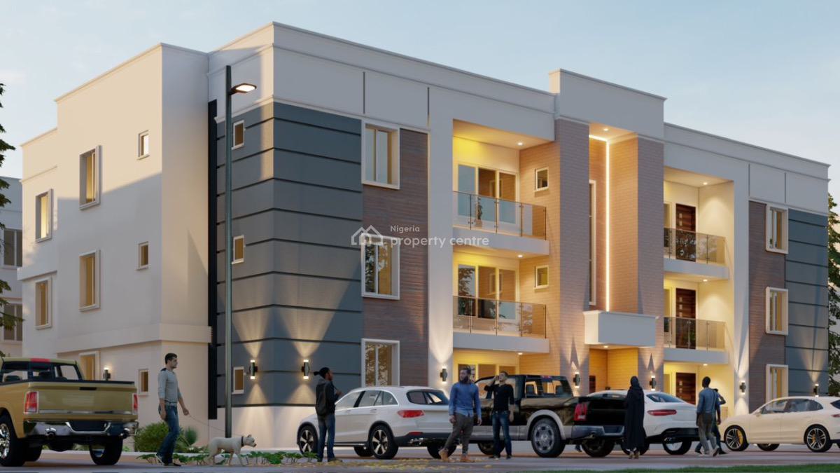 2 Bedrooms Block of with a Big Study Room That Can Be Convert to Room, Kado, Abuja, Block of Flats for Sale