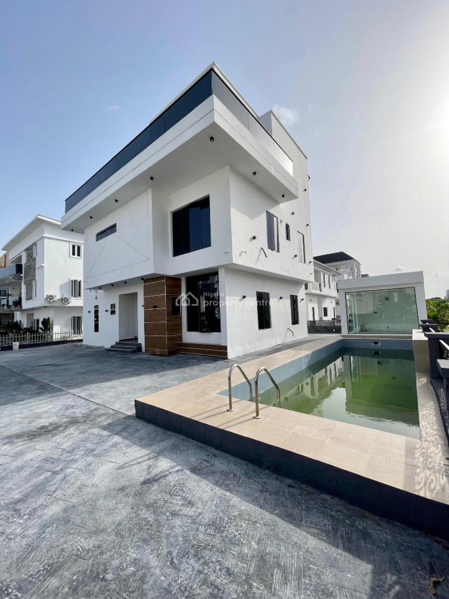 Standard 5 Bedroom Fully Detached Duplex with Cinema Swimming Pool &bq, Osapa, Lekki, Lagos, Detached Duplex for Sale