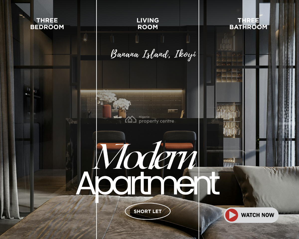 Elegant 3-bedroom Apartment, Banana Island, Ikoyi, Lagos, Flat / Apartment Short Let