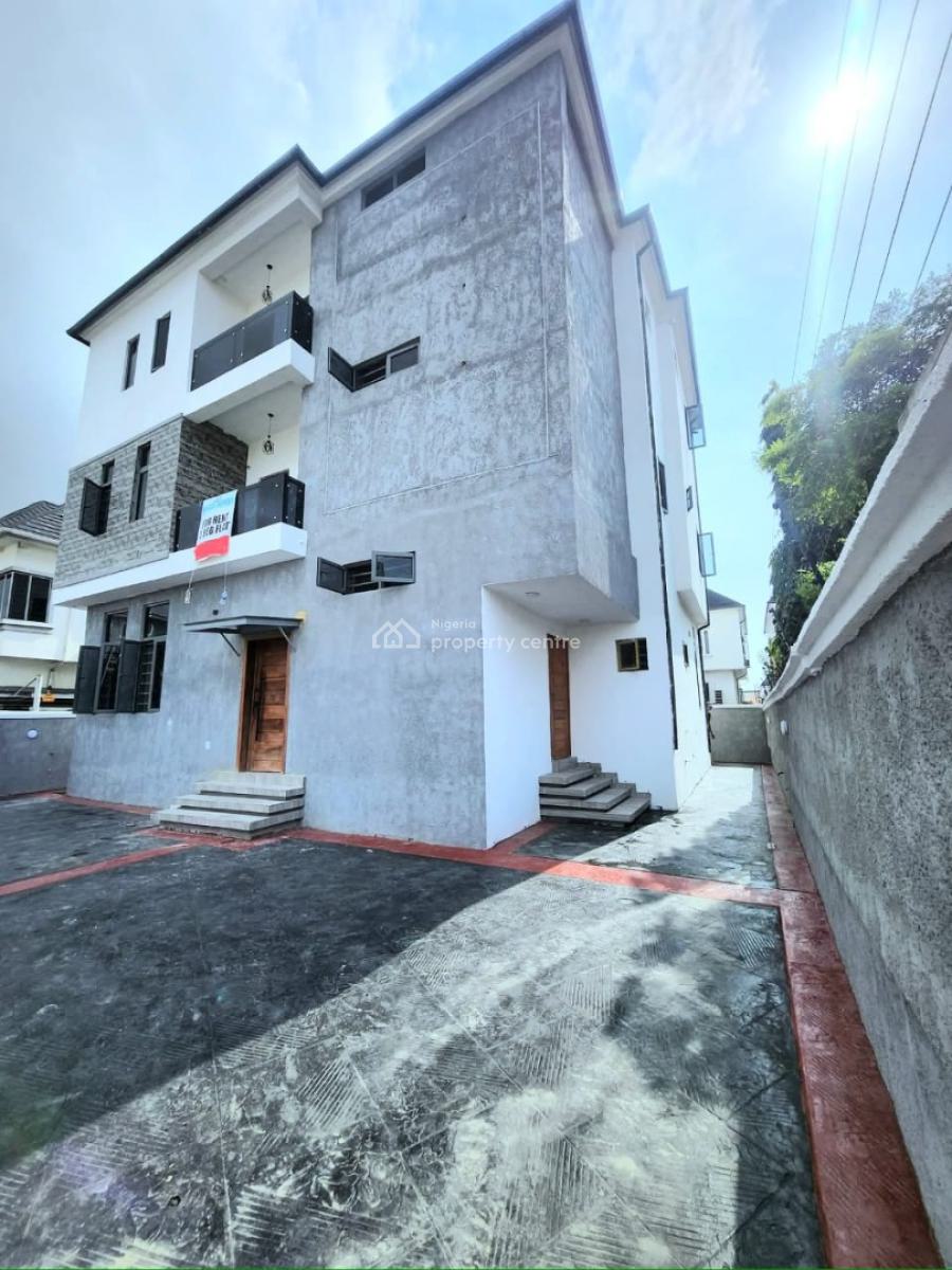 Spacious Brand New 4 Bedroom Detached Duplex, Osapa, Lekki, Lagos, Detached Duplex for Rent