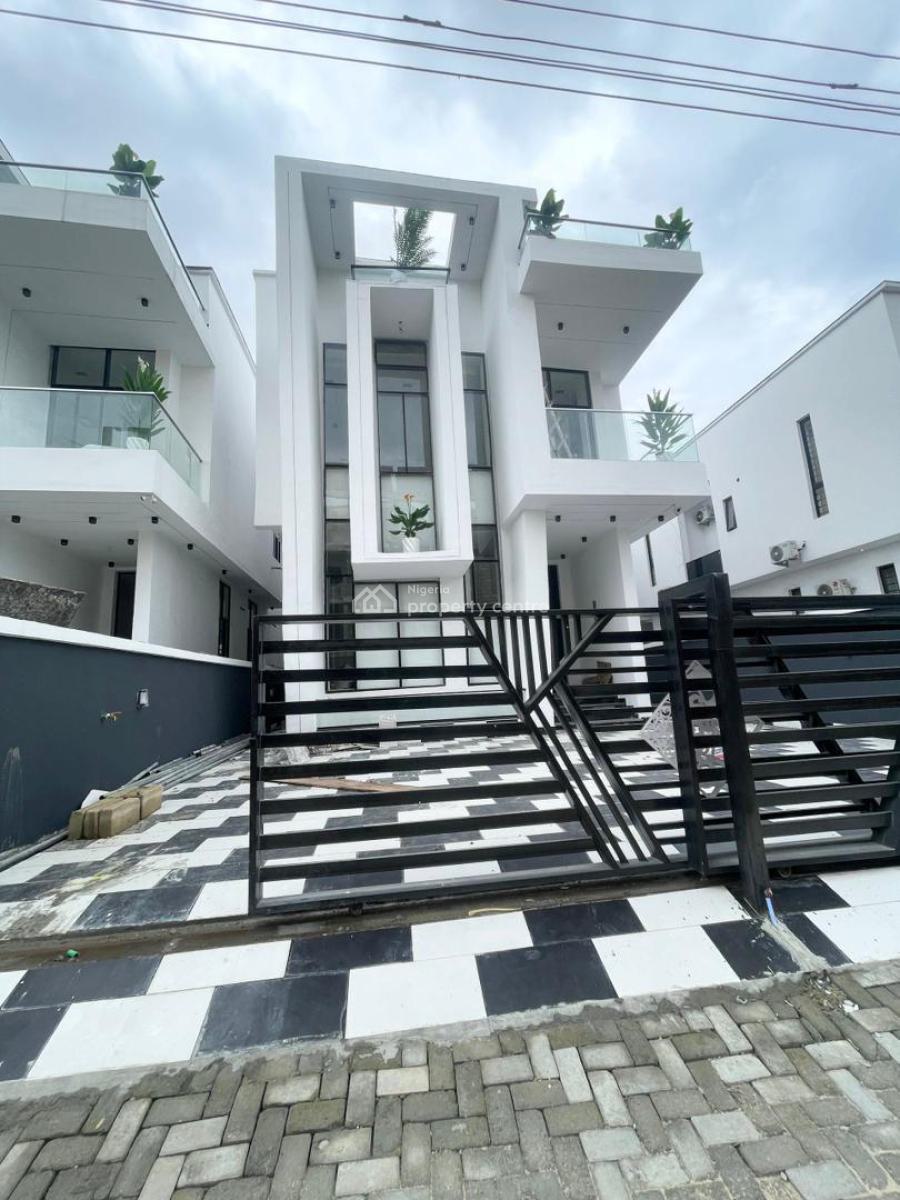 5 Bedrooms Fully-detached Duplex with Bq, Chevron, Lekki, Lagos, Detached Duplex for Sale