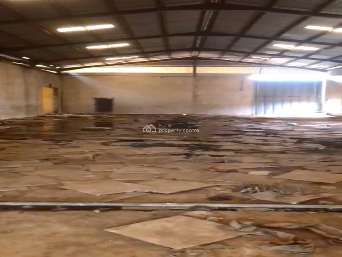 Spacious Two-bay Multipurpose Warehouse, Igando Off Lasu Igfando Road Alimosho, Alimosho, Lagos, Warehouse for Sale