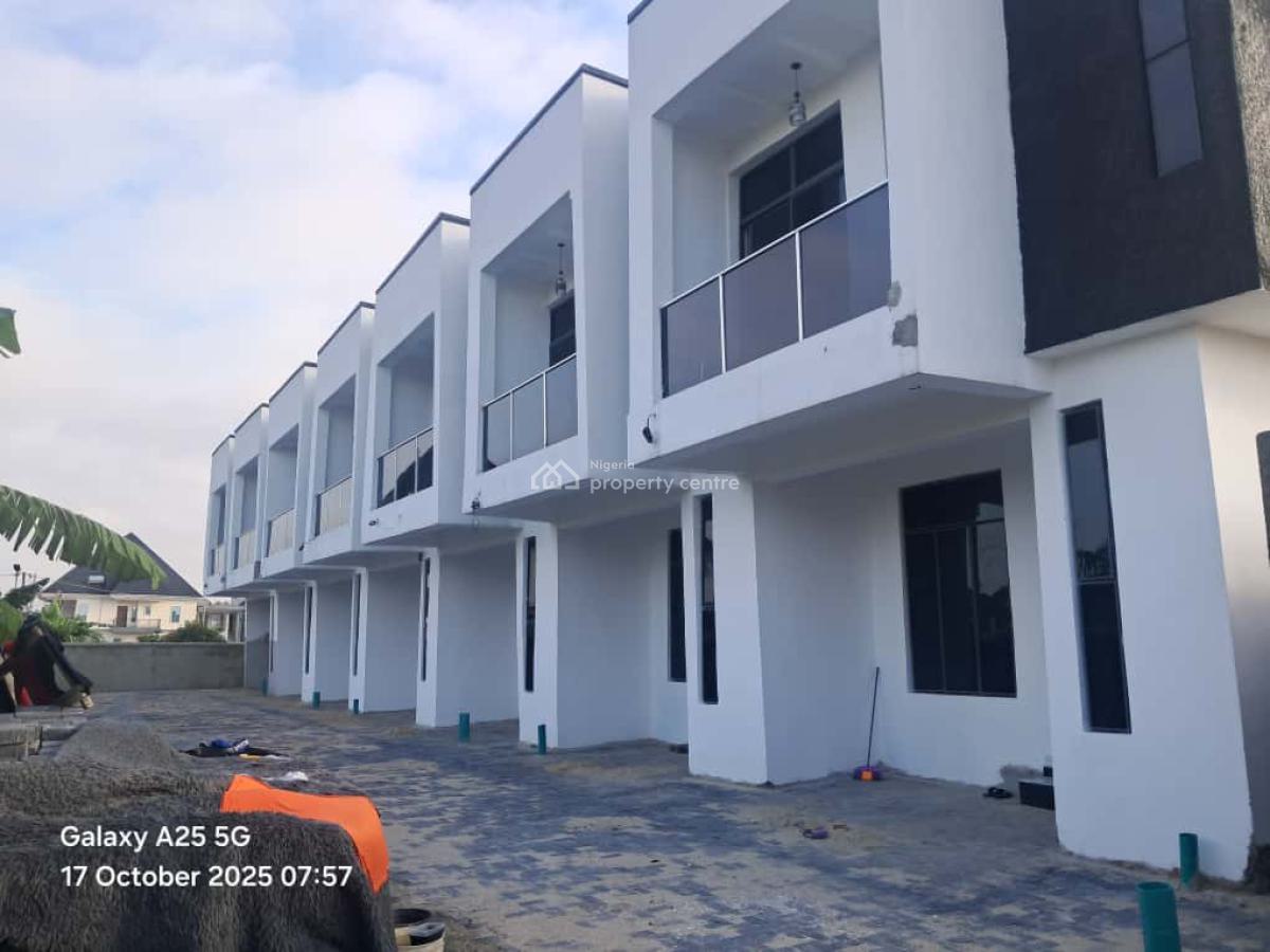 Luxury 4 Bedroom Terraced Duplex with Good Power Supply, Ologolo, Lekki, Lagos, Terraced Duplex for Rent