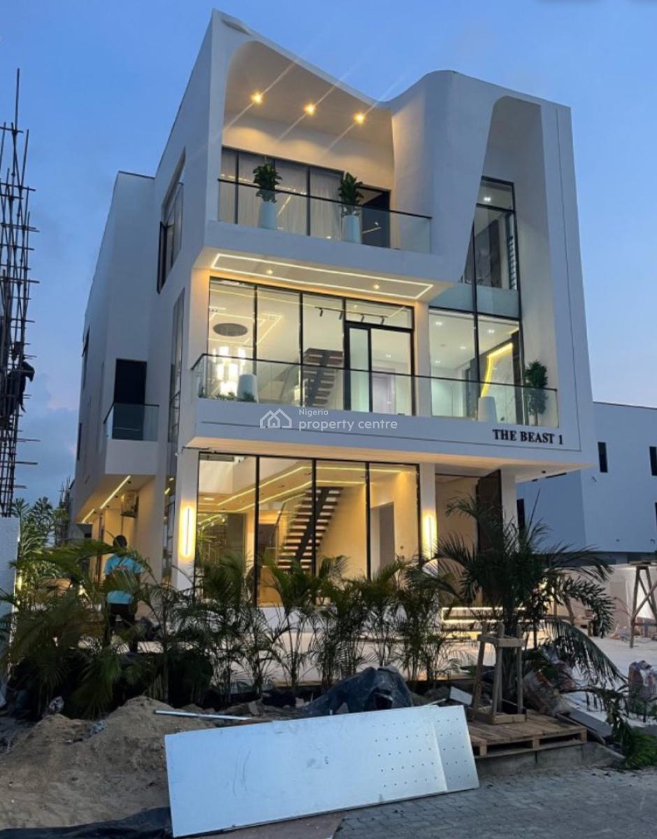 5 Bed Fully Detached Duplex with Elevator Called the Beast, Ikate, Lekki, Lagos, Detached Duplex for Sale