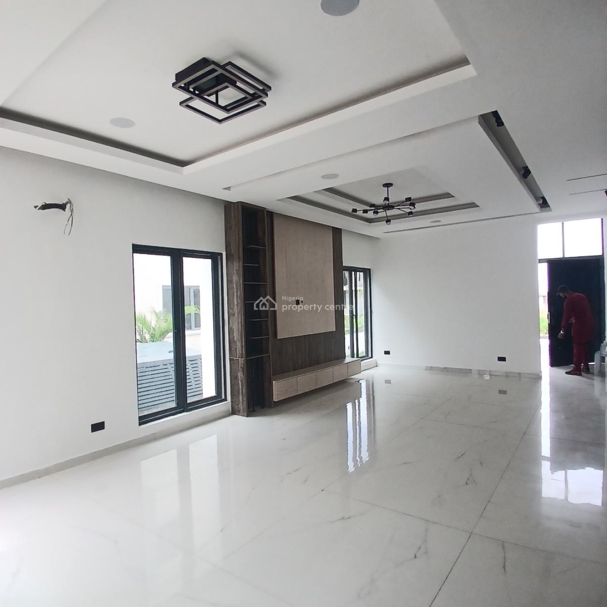 5 Bedroom Semi-detached Duplex + Bq + Swimming Pool, Cowrie Creek Estate, Ikate, Lekki, Lagos, Detached Duplex for Sale