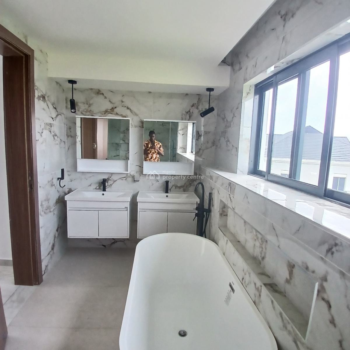 5 Bedroom Semi-detached Duplex + Bq + Swimming Pool, Cowrie Creek Estate, Ikate, Lekki, Lagos, Detached Duplex for Sale