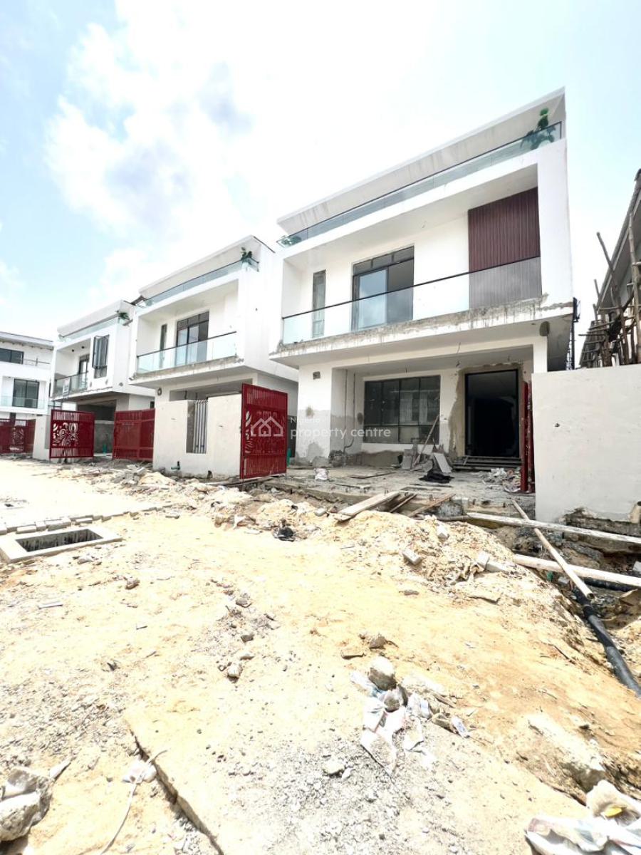 Newly Built 5 Bedroom Detached Duplex with Bq,pool in a Secure Estate, Chevron, Lekki, Lagos, Detached Duplex for Sale