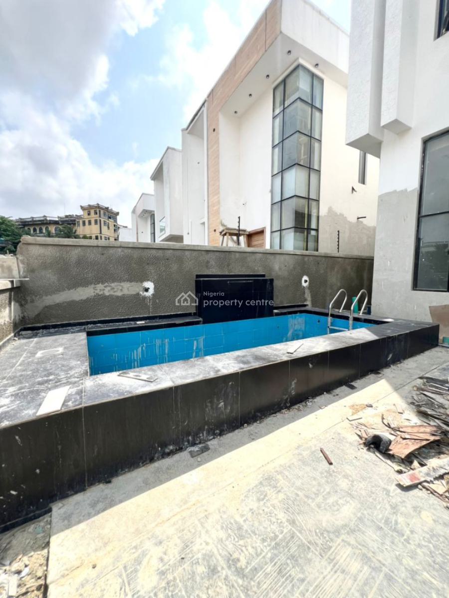 Newly Built 4 Bedroom  Detached Duplex with Bq,pool in a Secure Estate, Chevron, Lekki, Lagos, Detached Duplex for Sale