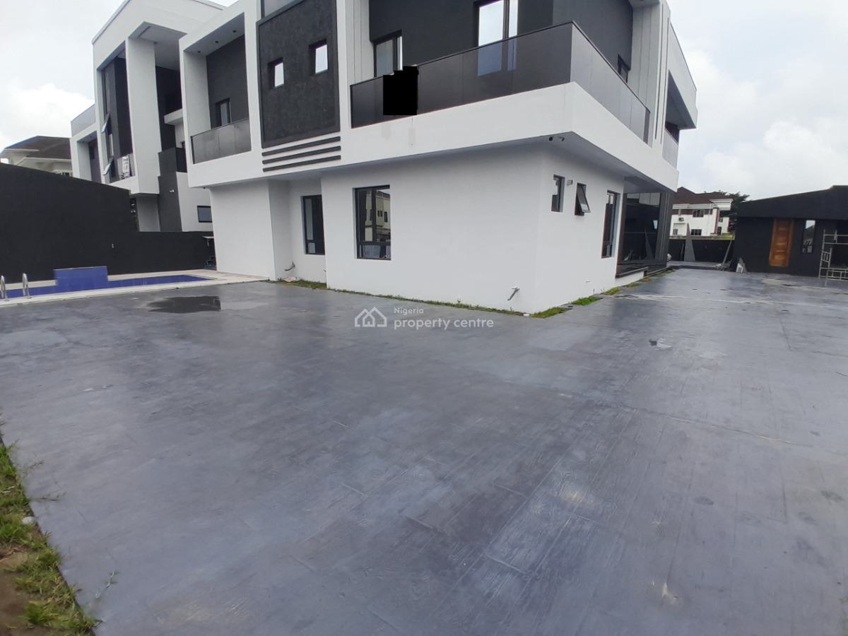Automated 5 Bedroom Fully Detached Duplex with Bq, Cinema, Pool, Royal Gardens Estate, Ajah, Lagos, Detached Duplex for Sale