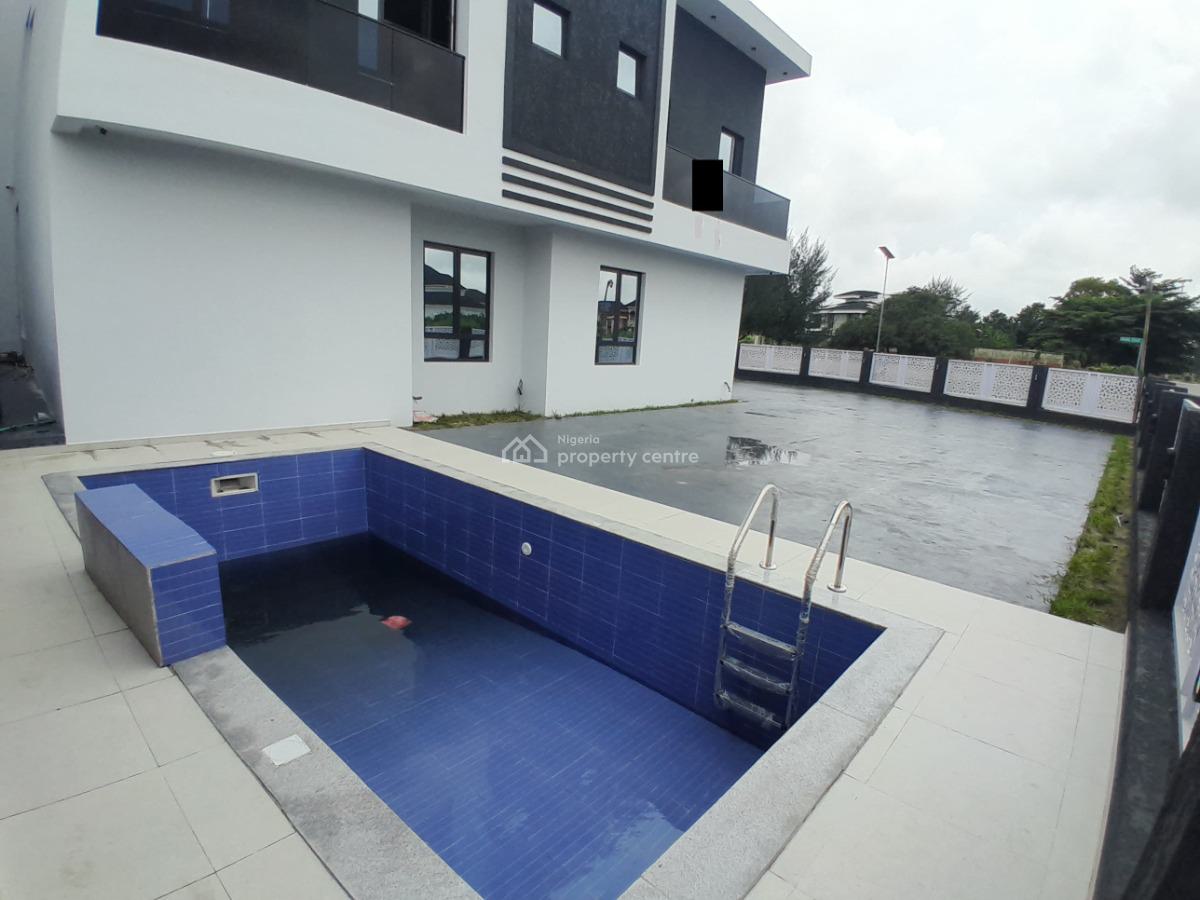 Automated 5 Bedroom Fully Detached Duplex with Bq, Cinema, Pool, Royal Gardens Estate, Ajah, Lagos, Detached Duplex for Sale