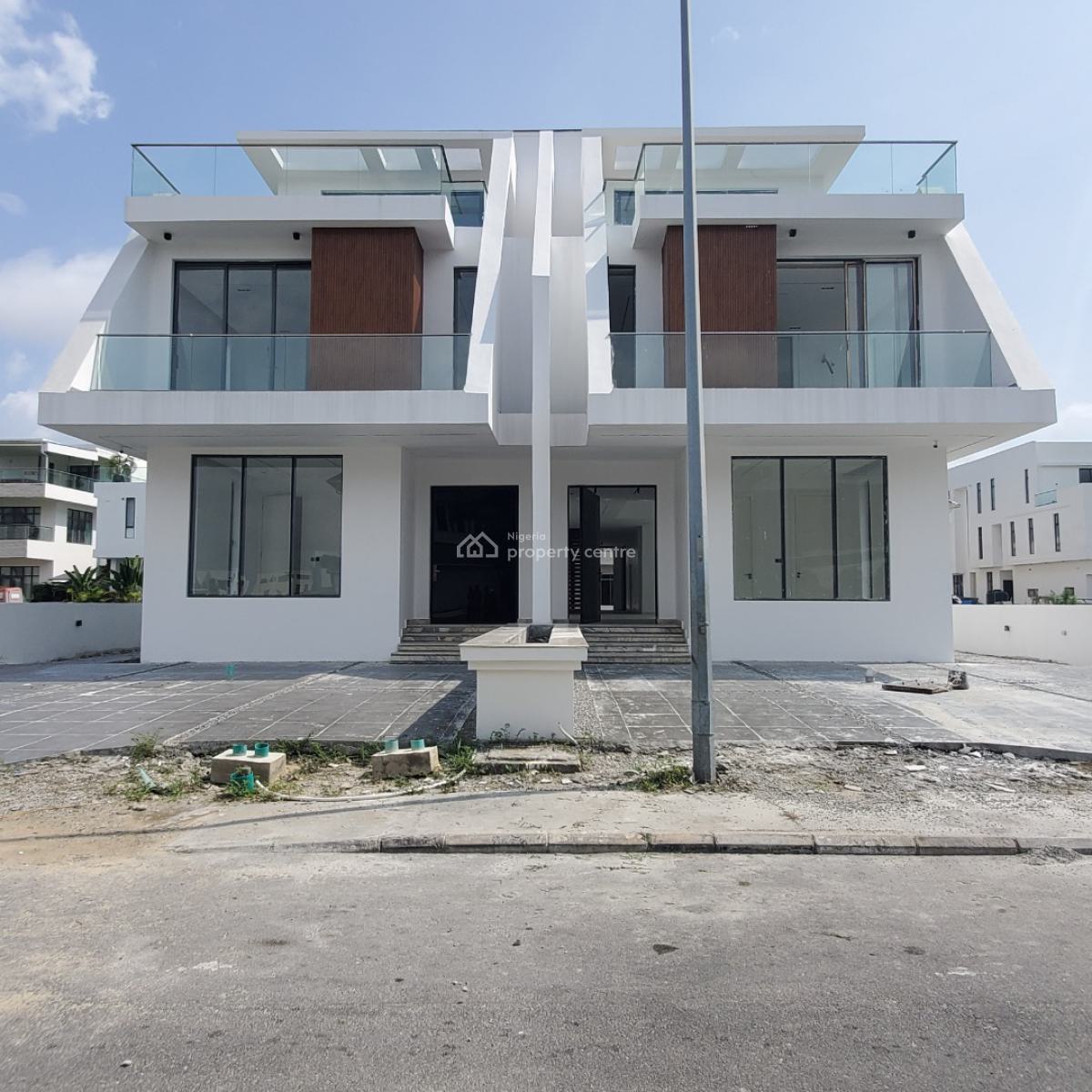 Massive 5 Bedroom Duplex with a Pool,bq,cinema, Ikate, Lekki, Lagos, House for Sale