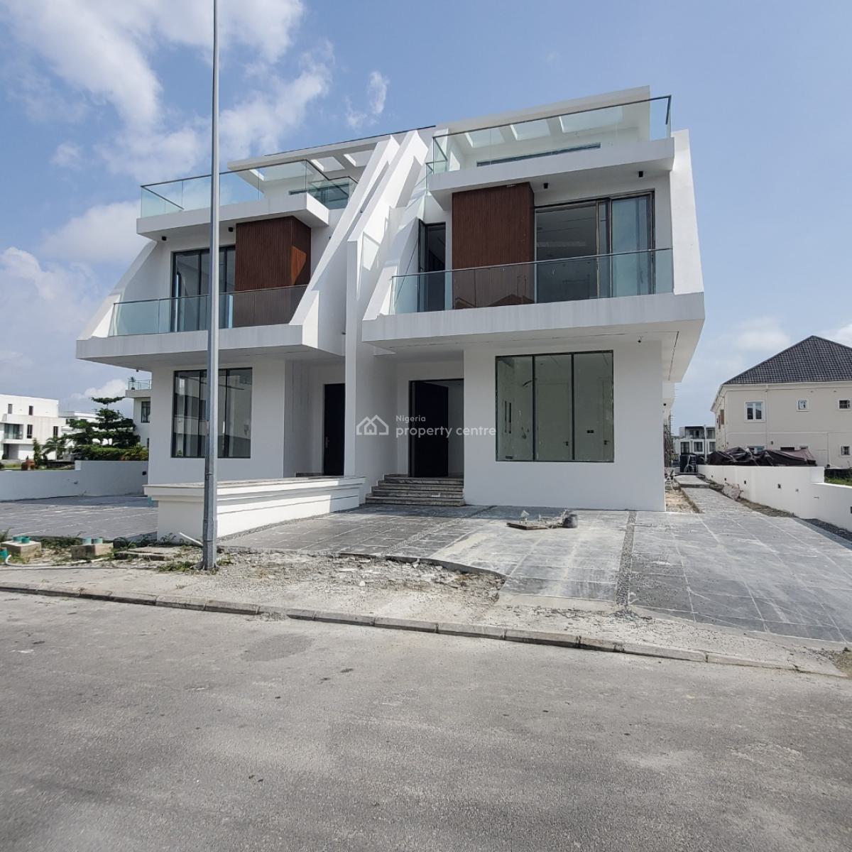 Massive 5 Bedroom Duplex with a Pool,bq,cinema, Ikate, Lekki, Lagos, House for Sale