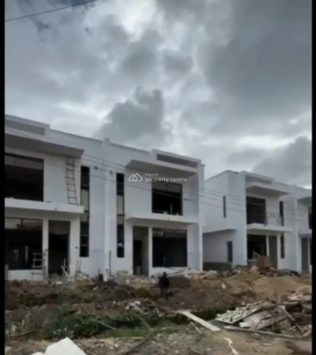 Newly Built 4 Units of 4 Bedrooms Semi Detached Duplex, Golden Park Estate, Sangotedo, Ajah, Lagos, Semi-detached Duplex for Sale