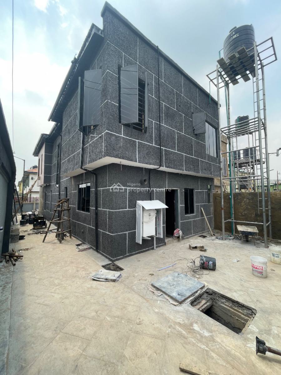 Self Compound Brand New Standard 4 Bedroom Semi Detached Duplex Video Available, Oko-oba, Agege, Lagos, Semi-detached Duplex for Sale