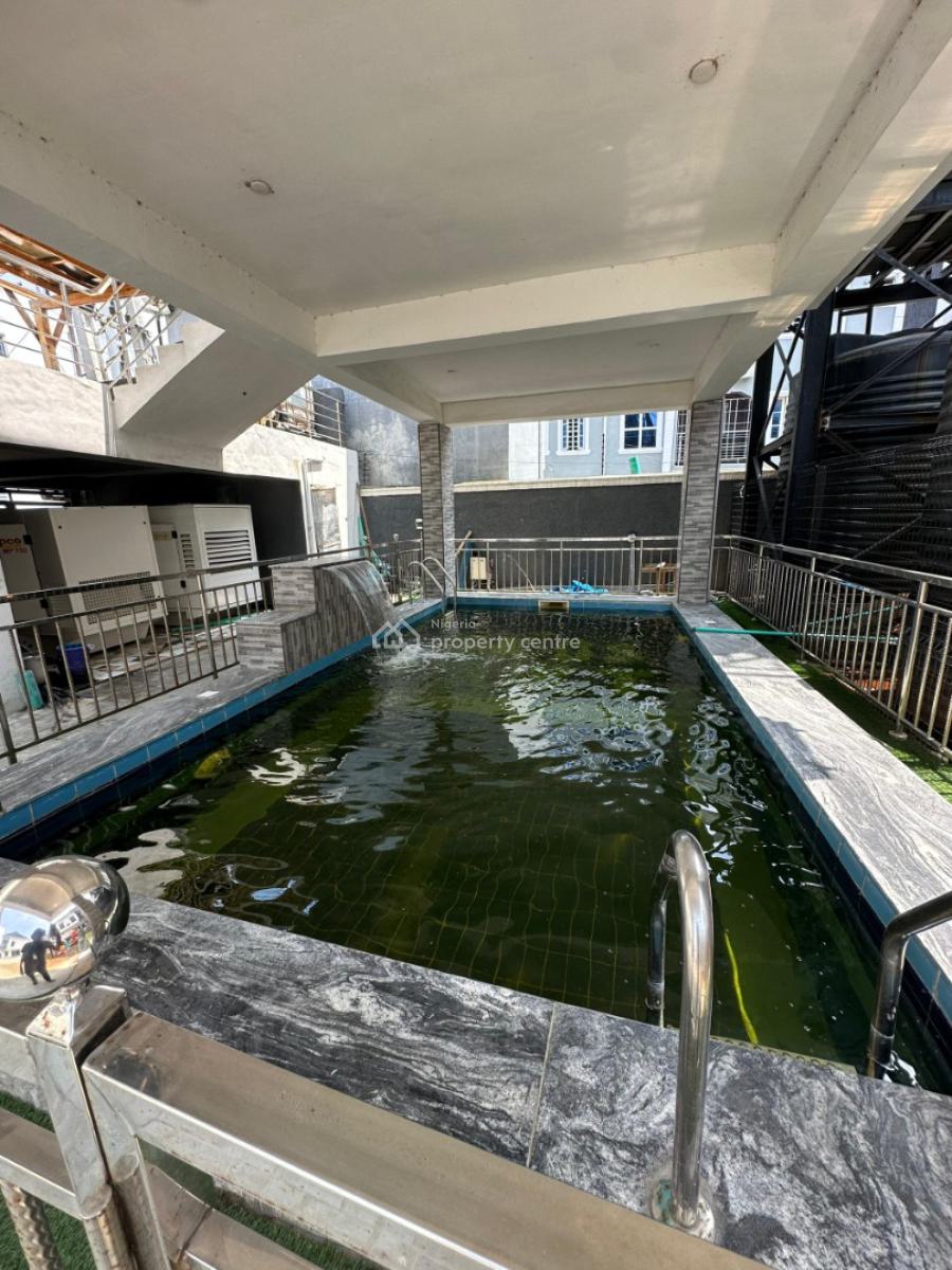 Fully Serviced 4 Bedroom Semi-detached +bq with Acs, Ologolo, Lekki, Lagos, Semi-detached Duplex for Rent
