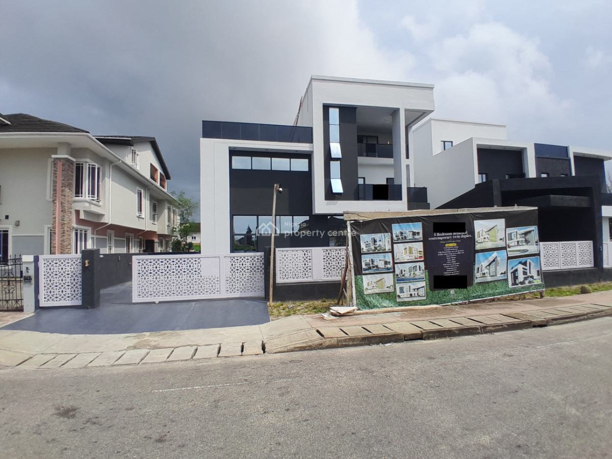 5 Bedroom Fully Detached Duplex with Bq, Pool, Royal Gardens Estate, Ajah, Lekki, Lagos, Detached Duplex for Sale