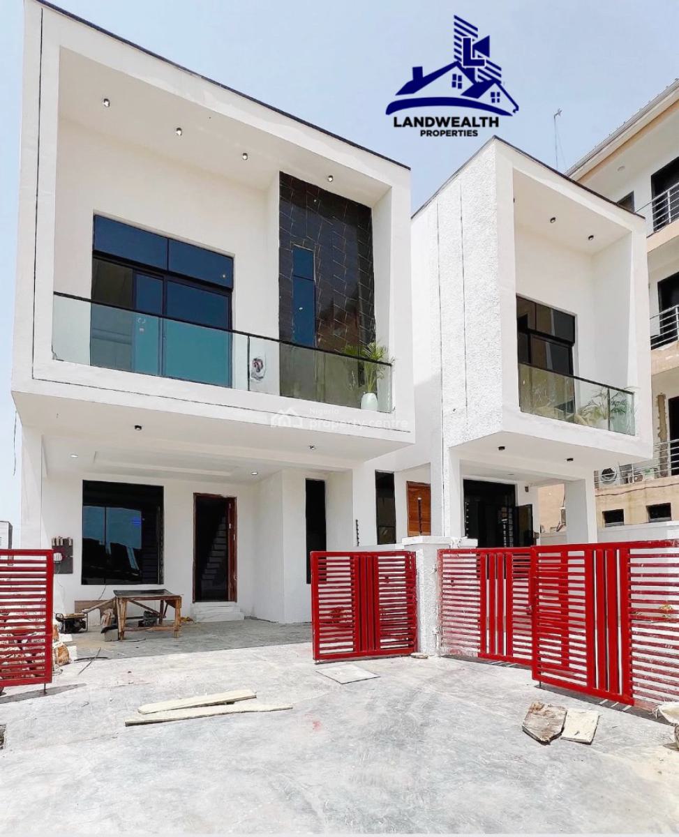 Tastefully 4 Bedroom Detached Duplex with Bq, Ikota, Lekki, Lagos, Semi-detached Duplex for Sale