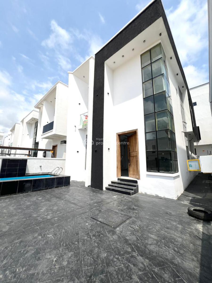 Newly Built 4 Bedroom Detached Duplex with Bq,pool, Chevron, Lekki, Lagos, Detached Duplex for Sale