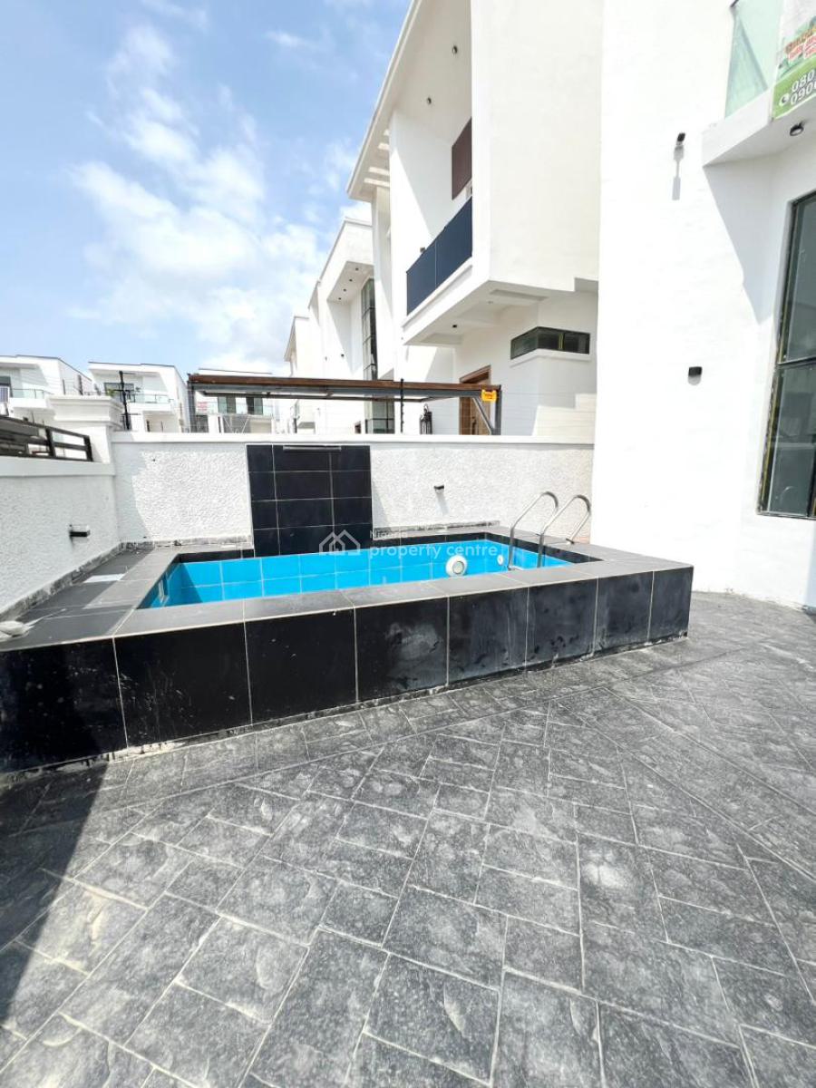 Newly Built 4 Bedroom Detached Duplex with Bq,pool, Chevron, Lekki, Lagos, Detached Duplex for Sale