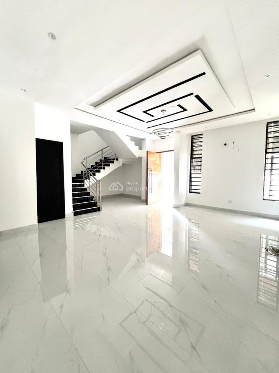 Newly Built 4 Bedroom Fully Detached Duplex with Bq in a Secure Estate, Chevron, Lekki, Lagos, Detached Duplex for Sale