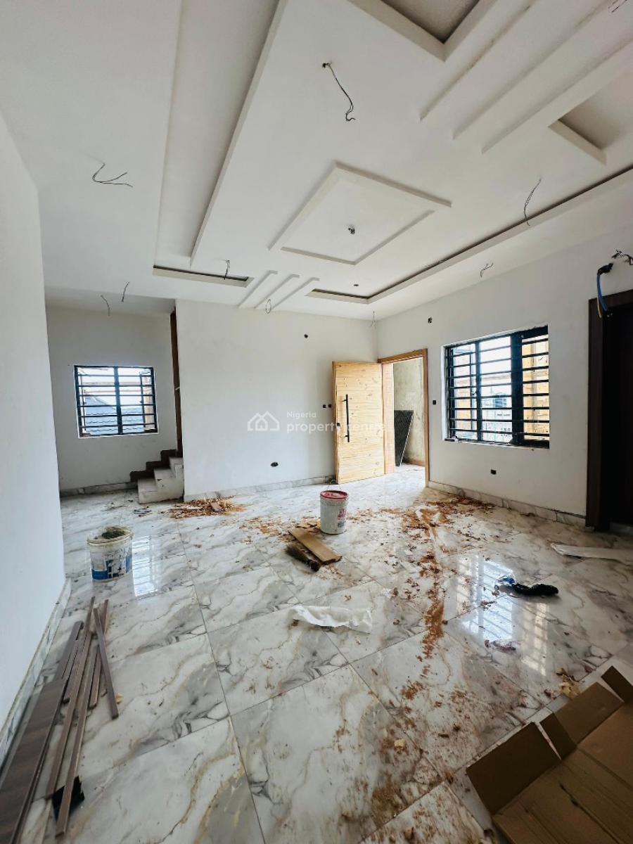 Magnificently Built 4 Bedroom Semi Detached Duplex Plus Bq, Elegantly Designed Home with Bq in a Secured Estate, Gbagada, Lagos, Semi-detached Duplex for Sale