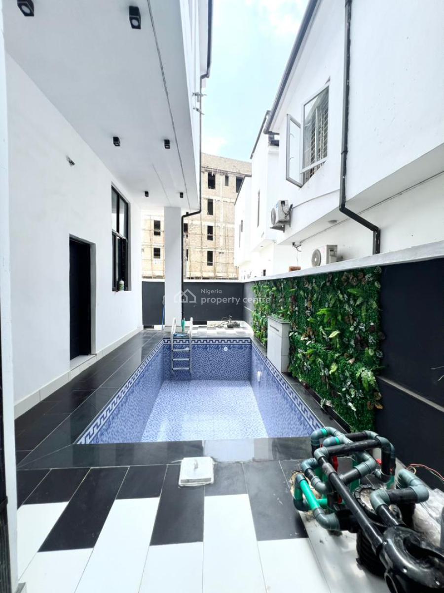 Newly Built 5 Bedroom Detached Duplex with Bq,pool in a Secure Estate, Chevron, Lekki, Lagos, Detached Duplex for Sale