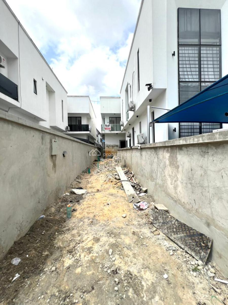 Newly Built 4 Bedroom Semi  Detached Duplex with Bq in a Secure Estate, Chevron, Lekki, Lagos, Semi-detached Duplex for Rent