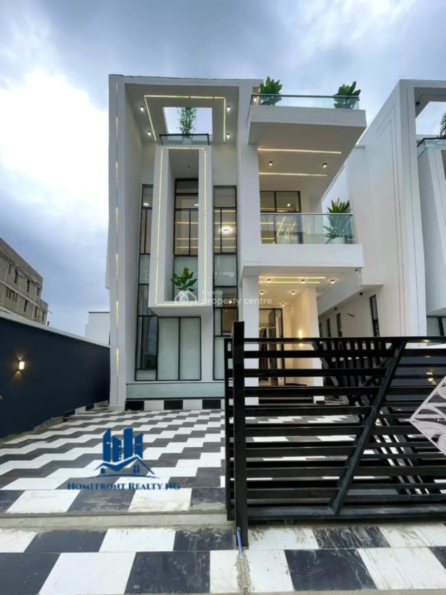 Beautifully Finished 5 Bedroom Detached Duplex with Pool, Osapa, Lekki, Lagos, Detached Duplex for Sale