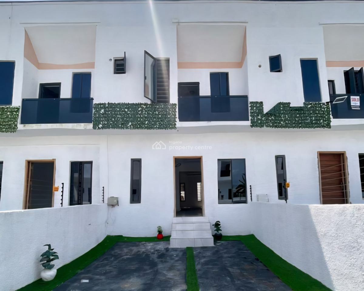 Luxury 3bedroom Terrace Duplex with Self Compound, Sangotedo, Sangotedo, Ajah, Lagos, Terraced Duplex for Sale