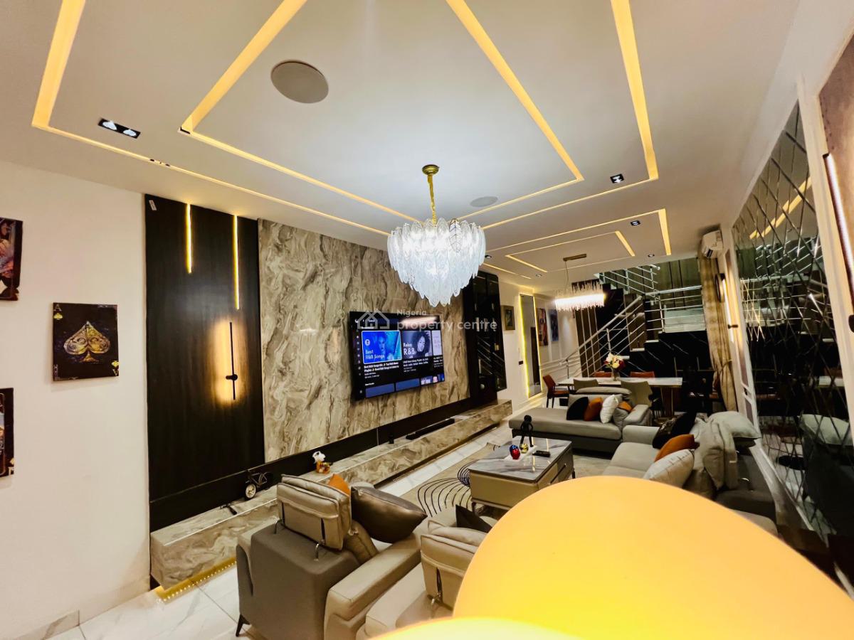 4 Bedroom Semi Detached Duplex with Ps5, Vgc3 Orchid Road, Lekki Phase 2, Lekki, Lagos, House Short Let