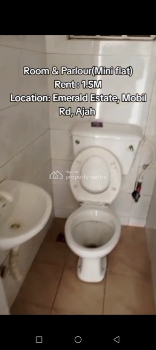 Mini Flat, Mobil Road, Ajah, Lagos, Mini Flat (room and Parlour) for Rent