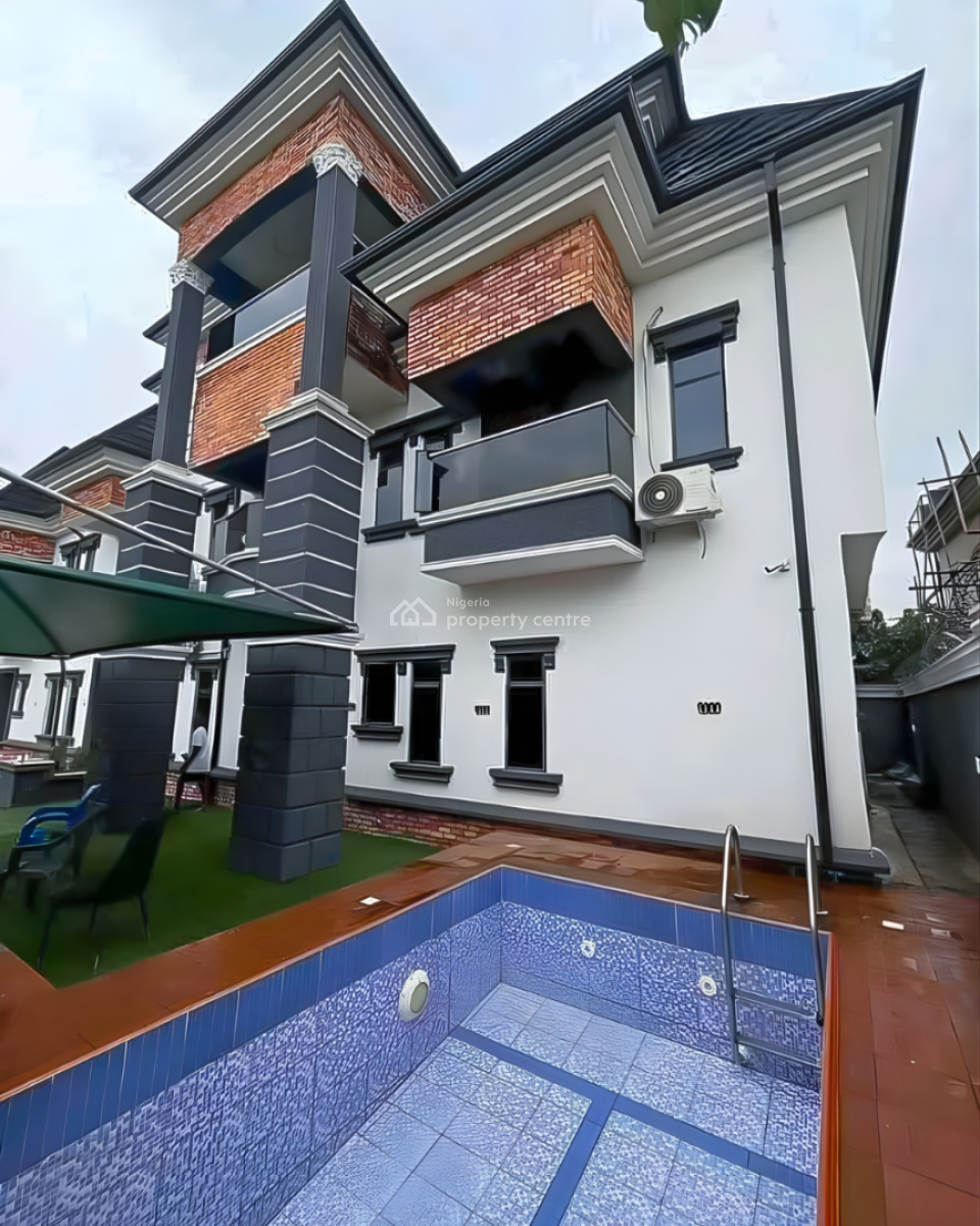 Exquisite 6 Bedroom Duplex with 2 Bedroom Duplex Guest House, Farm Road, Rumuduru, Port Harcourt, Rivers, Detached Duplex for Sale