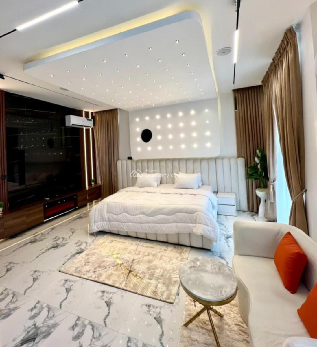 5 Bedrooms Detatched  with Bq and Pool, Chevron, Lekki, Lagos, Detached Duplex for Rent