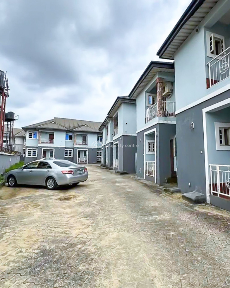 Standard 9 Units of 2 Bedroom Duplex on 3 Plots of Land, Eliozu, Port Harcourt, Rivers, Terraced Duplex for Sale