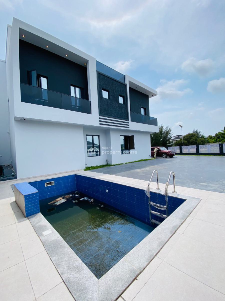 Luxury 5 Bed Fully Detached with Swimming Pool, Cinema, Smart House, Royal Garden, Ajah, Lagos, Detached Duplex for Sale