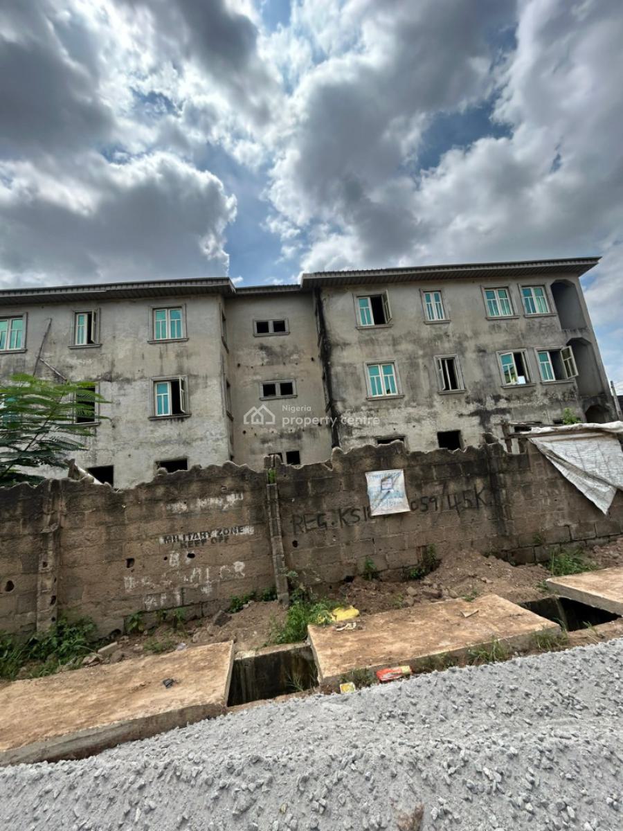 Uncompleted 12nos of 3bedroom Flats All Room Ensuite on 3plots of Land, Ikosi, Ketu, Lagos, Block of Flats for Sale