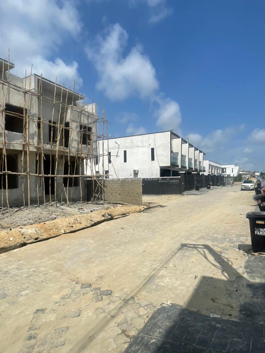 4 Bedroom Terrace Duplex in a Serene Environment, Ikota Lekki, Affordable 4 Bedroom Self Compound in a Serene Environment, Ikota Lekk, Ikota, Lekki, Lagos, Terraced Duplex for Sale