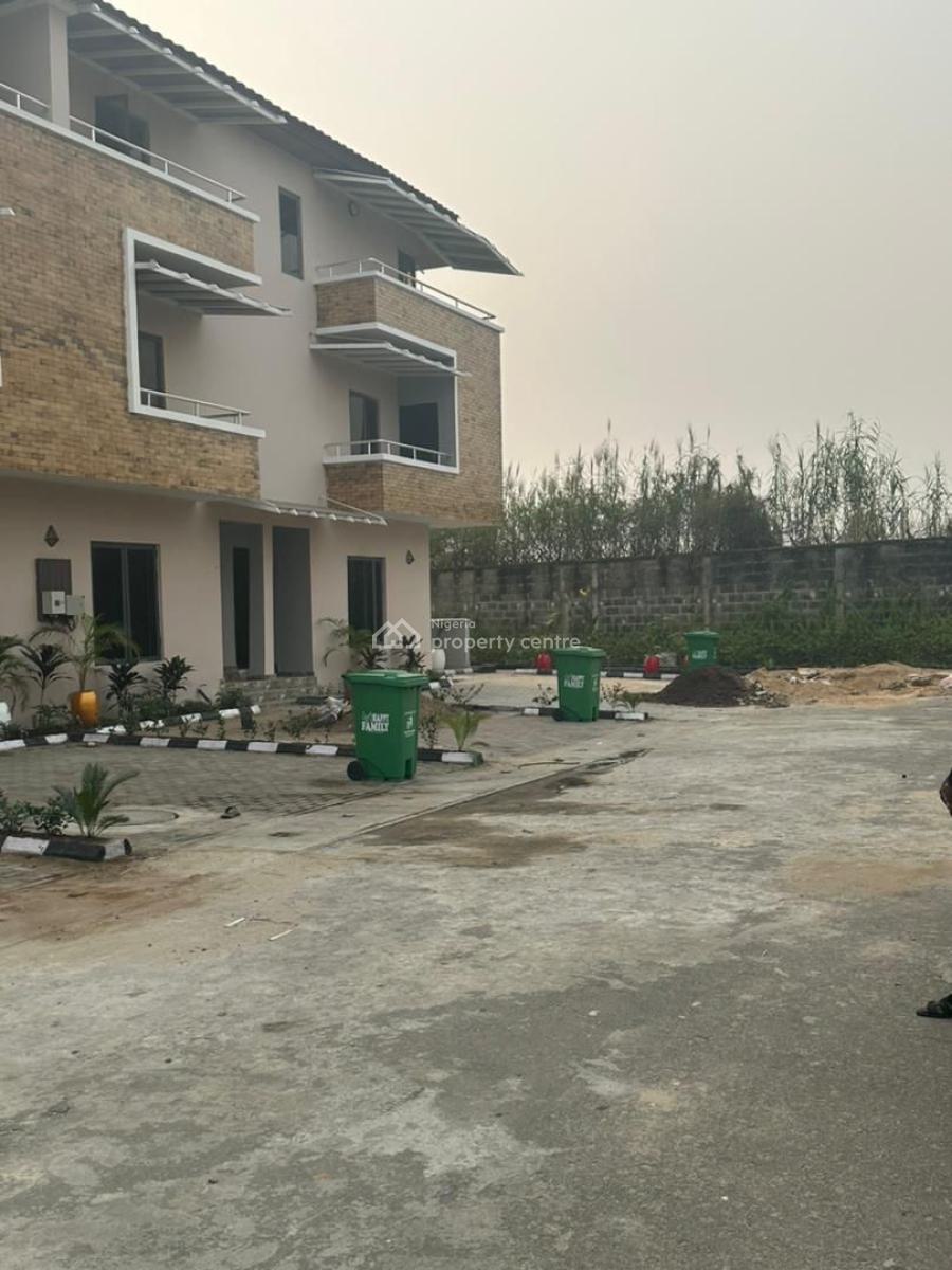 Fully Furnished 3-bedroom Terrace Duplex with a Bq and 2 Living Rooms, Off Harris Drive, Ikota, Lekki, Lagos, Terraced Duplex for Rent