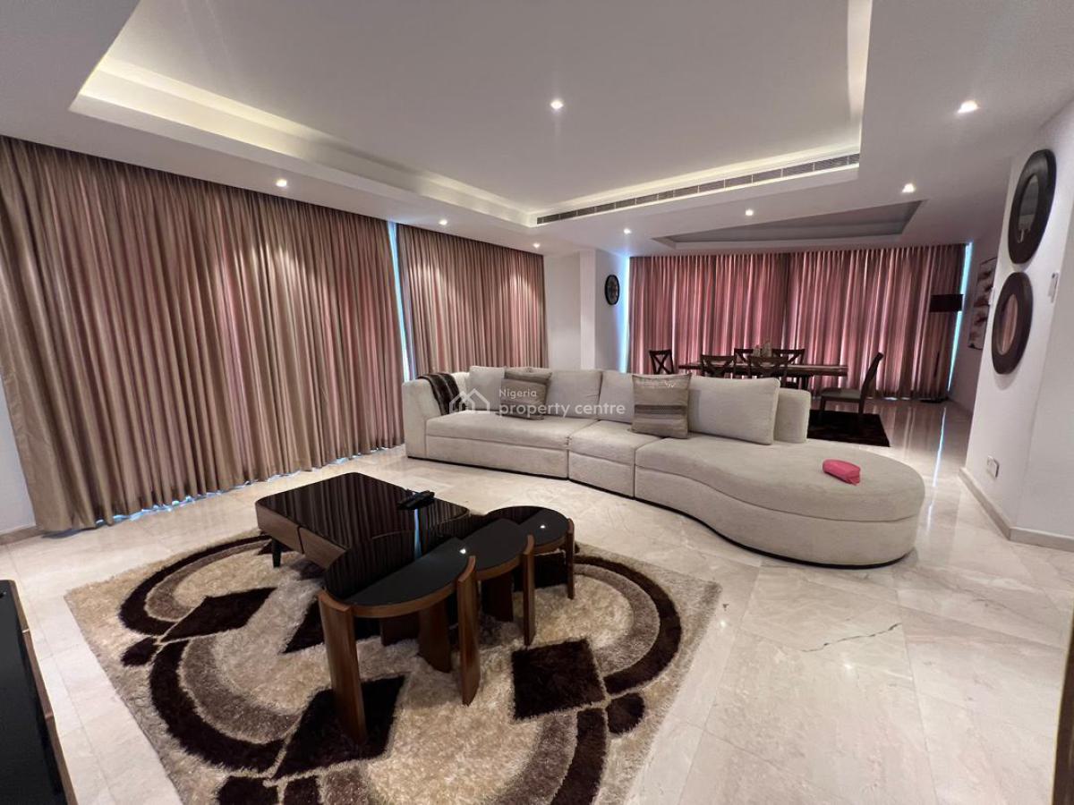 Luxury Furnished 3 Bed Penthouse, Eko Pearl Towers, Eko Atlantic City, Lagos, Flat / Apartment for Rent