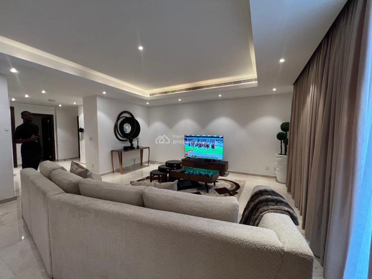 Luxury Furnished 3 Bed Penthouse, Eko Pearl Towers, Eko Atlantic City, Lagos, Flat / Apartment for Rent