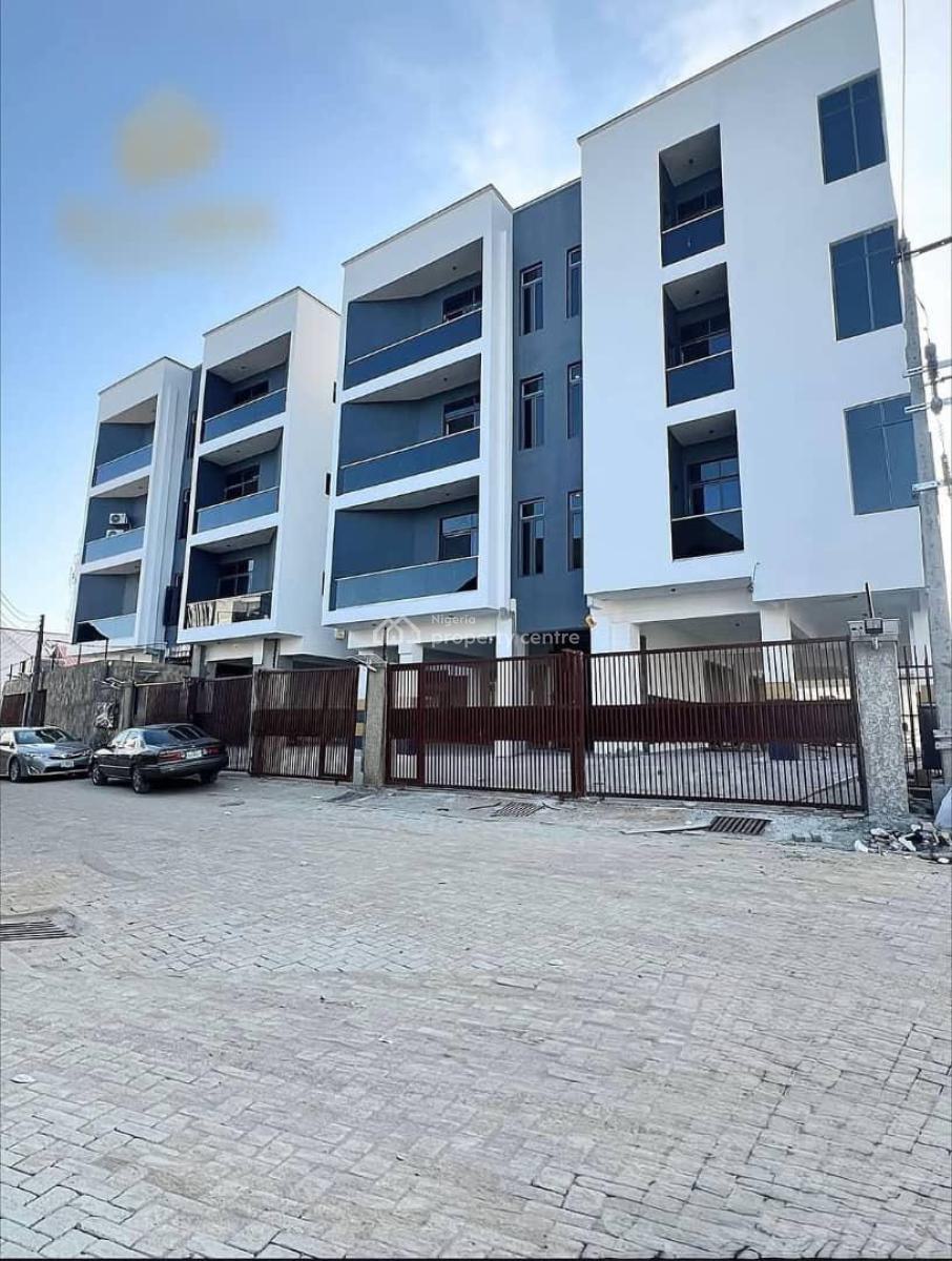 Serviced 3 Bedroom Apartment with Security Post, Chevron Toll Gate, Orchid Road, Lekki, Lagos, Flat / Apartment for Sale