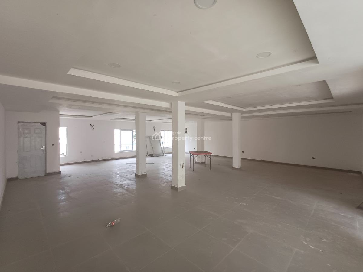 Serviced 100sqm Shop / Office Space on The Third Floor, Zone 2, Wuse, Abuja, Office Space for Rent