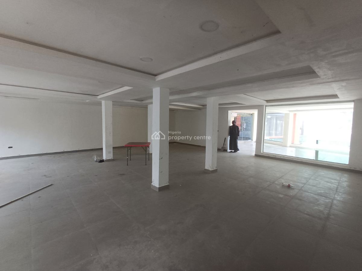 Serviced 100sqm Shop / Office Space on The Third Floor, Zone 2, Wuse, Abuja, Office Space for Rent