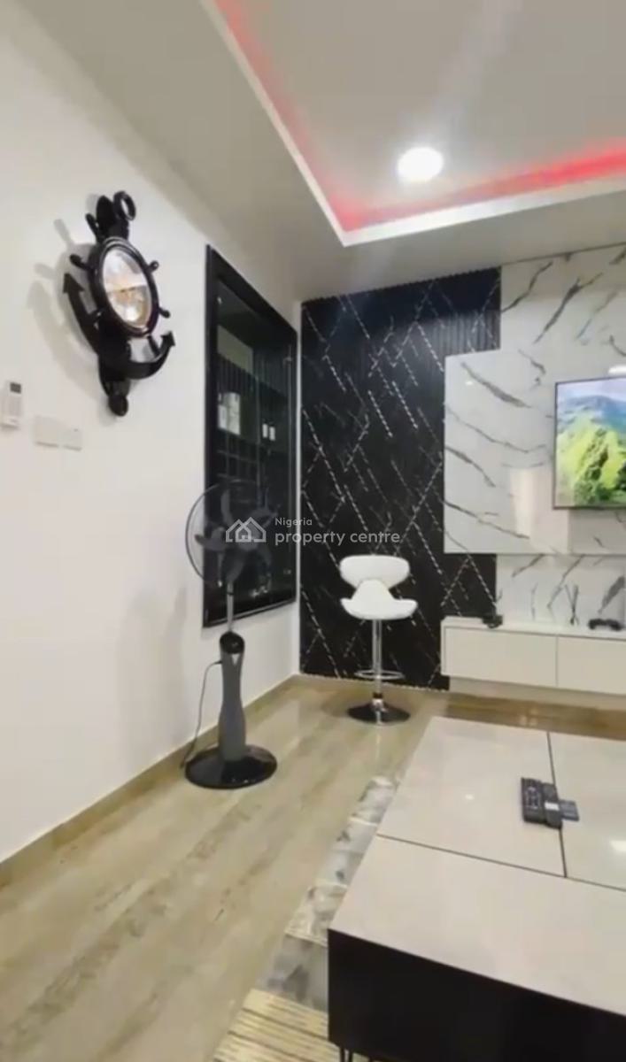 Luxury Fully Furnished 4bedroom Terrace Duplex with Bq, with,snooker,, Tarred Rd, Wuye, Abuja, Terraced Duplex for Rent