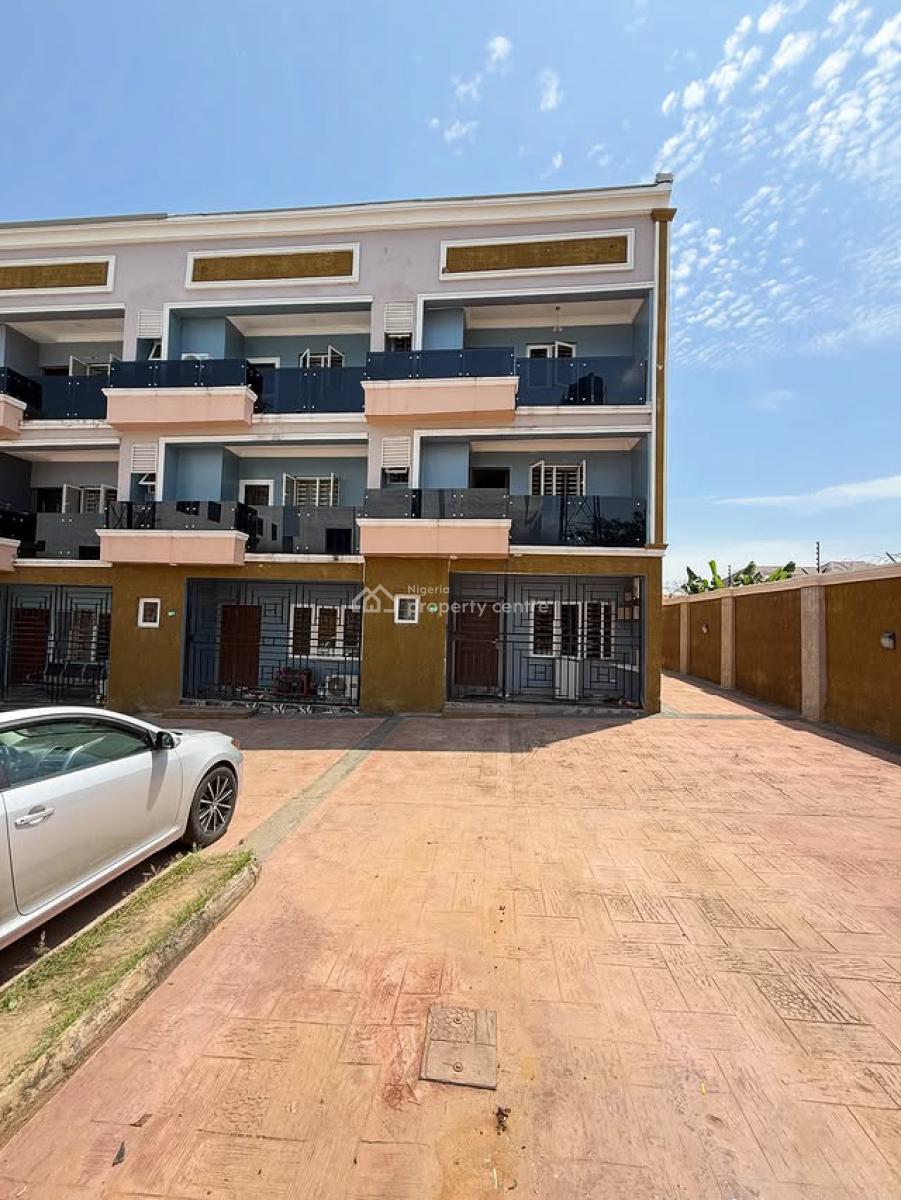 Tastefully Finished 4 Bedroom Terrace Duplex with Bq, By Games Village, Kaura, Abuja, Terraced Duplex for Rent