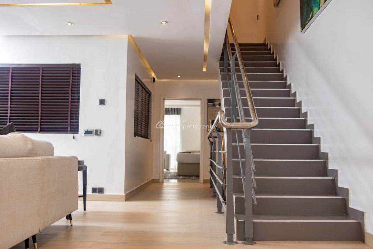 Serviced Furnished 5bedroom Townhouse  with Garden Space, By Gerard Road, Old Ikoyi, Ikoyi, Lagos, House for Rent