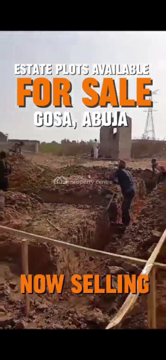 Estate Plots Various Sizes at a Fast Developing Estate, Airport Road, Lugbe. Abuja, Goza, Lugbe District, Abuja, Residential Land for Sale